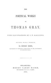 Cover of: The poetical works of Thomas Gray by Thomas Gray