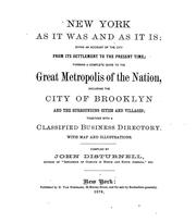 Cover of: New York as it was and as it is by John Disturnell