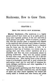 Mushroom: how to grow them by William Falconer, Falconer, William of Dosoris, William Falconer