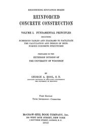 Cover of: Reinforced concrete construction