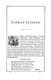 Cover of: Flora's lexicon: an interpretation of the language and sentiment of flowers : with an outline of botany, and a poetical introduction