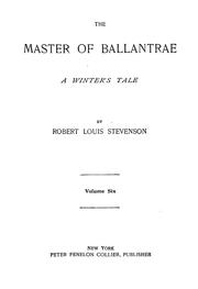 Cover of: The master of Ballantrae by Robert Louis Stevenson