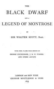 Cover of: The black dwarf by Sir Walter Scott