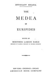 Cover of: Euripidou Mēdeia =: The Medea of Euripides