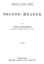 Cover of: Second reader