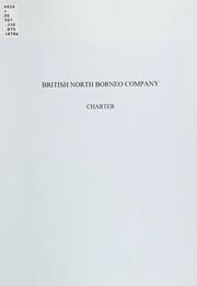 Cover of: British North Borneo company charter