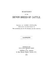 Cover of: History of the Devon breed of cattle