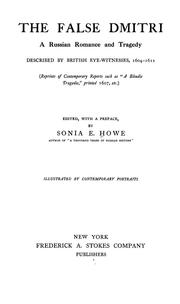 False Dmitri by Sonia E. Howe