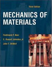 Cover of: Mechanics of Materials with Tutorial CD | Ferdinand P. Beer