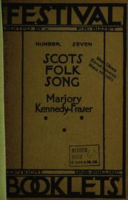 Cover of: Scots folk song