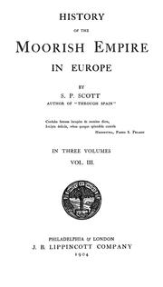 Cover of: History of the Moorish Empire in Europe