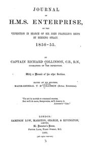 Cover of: Journal of H.M.S. Enterprise: on the expedition in search of Sir John Franklin's ships by Behring Strait, 1850-55