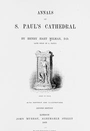 Cover of: Annals of S. Paul's cathedral
