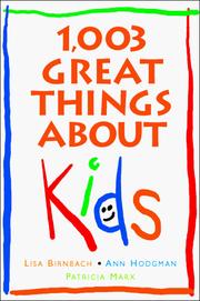 Cover of: 1,003 great things about kids