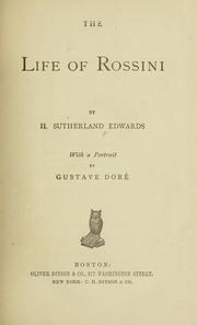 Cover of: The life of Rossini