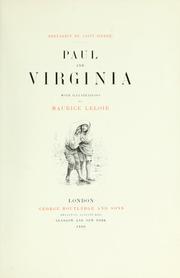 Cover of: Paul and Virginia