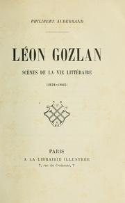 Léon Gozlan by Philibert Audebrand