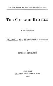 Cover of: The cottage kitchen