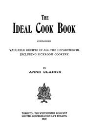 Cover of: The Ideal cook book