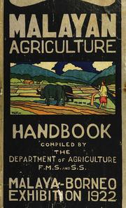 Cover of: Malayan agriculture | Federated Malay States. Dept. of Agriculture.