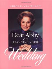 Cover of: Dear Abby on planning your wedding