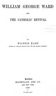 Cover of: William George Ward and the Catholic revival