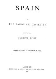 Cover of: Spain by Davillier, Jean Charles baron