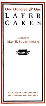 Cover of: One hundred & one layer cakes by May E. Southworth