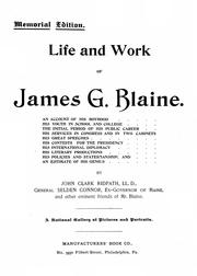 Cover of: Life and work of James G. Blaine