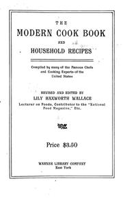Cover of: The modern cook book and household recipes