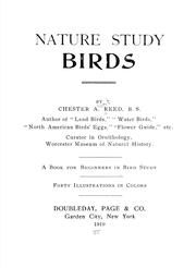 Cover of: Nature study by Chester A. Reed