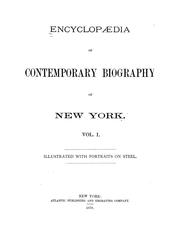 Cover of: Encyclopædia of contemporary biography of New York.