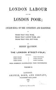 Cover of: London Labour and the London Poor: Vol. II