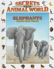 Cover of: Elephants | 