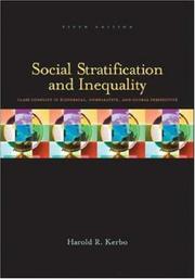 Cover of: Social Stratification and Inequality by Harold R. Kerbo