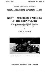 Cover of: North American varieties of the strawberry. With a bibliography of North American literature of the strawberry