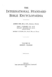 Cover of: The International standard Bible encyclopedia