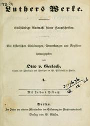 Cover of: Werke: Vollständinge Auswahl seiner Hauptschriften, mit historischen Einleitungen Anwerkungen und Registern