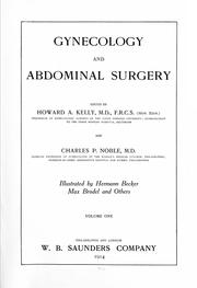 Cover of: Gynecology and abdominal surgery