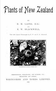 Cover of: Plants of New Zealand by R. M. Laing