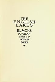 Cover of: The English lakes by Palmer, William T.
