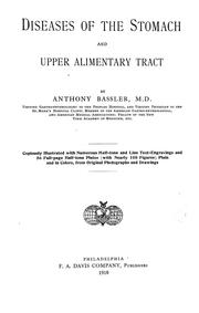 Cover of: Diseases of the stomach and upper alimentary tract
