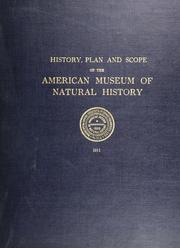 The American museum of natural history, its origin, its history by Henry Fairfield Osborn