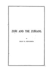 Cover of: Zuñi and the Zuñians