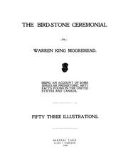 Cover of: The bird-stone ceremonial