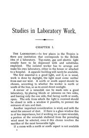 Cover of: Studies in laboratory work