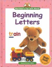 Cover of: Beginning letters