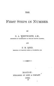 Cover of: The first steps in number