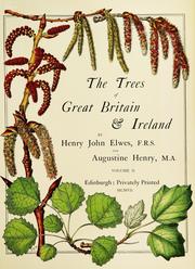 Cover of: The trees of Great Britain & Ireland: Volume II