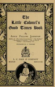 Cover of: The Little Colonel's good times book